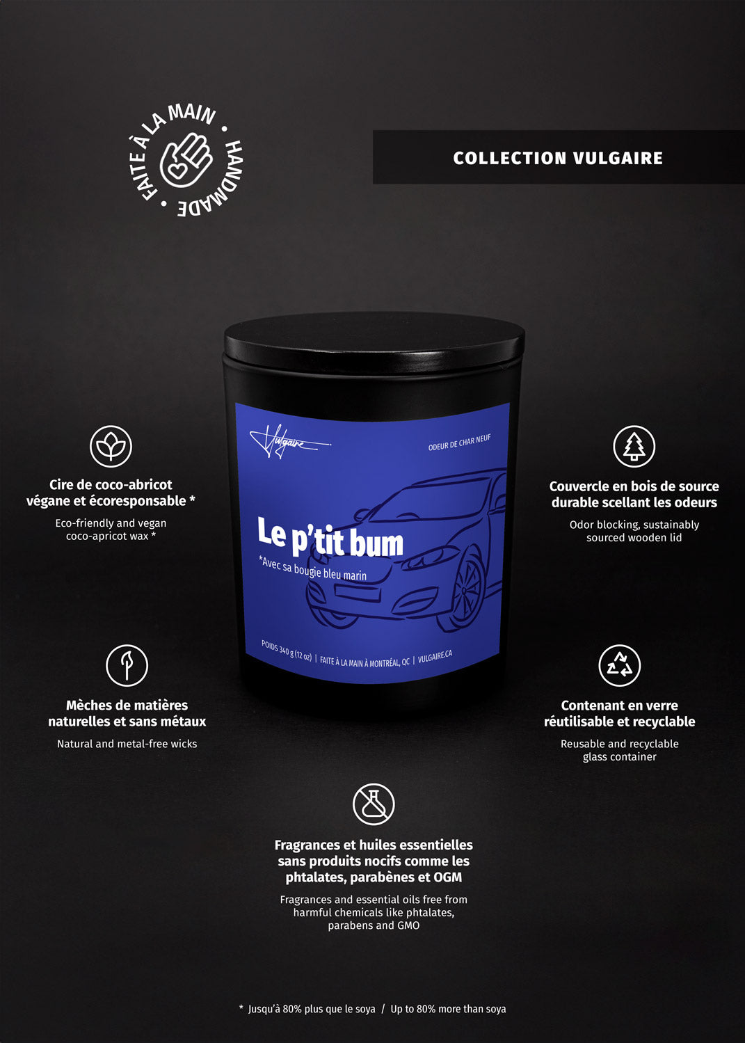 Candle Le p'tit bum