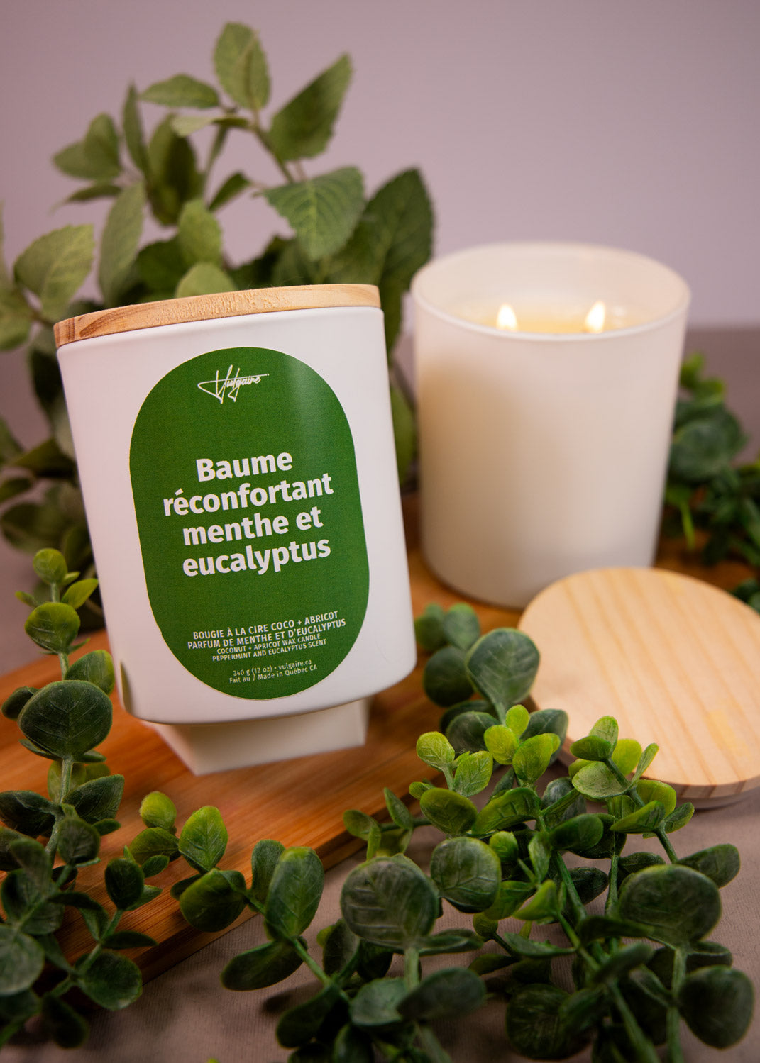 Candle Baume réconfortant menthe et eucalyptus