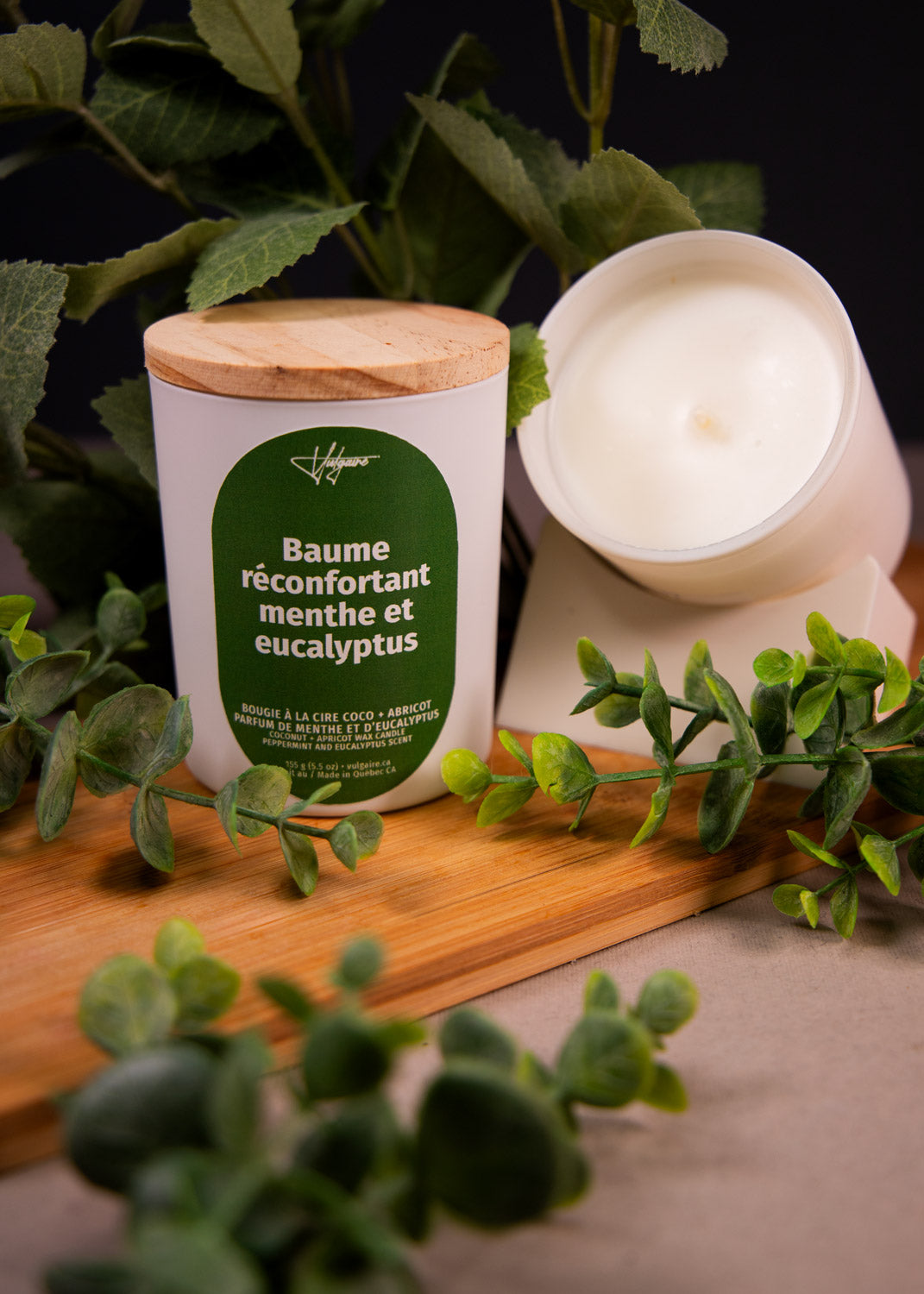 Candle Baume réconfortant menthe et eucalyptus