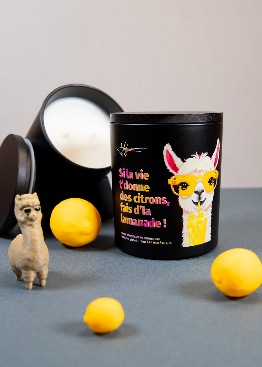 Candle Si la vie t'donne des citrons, fais d'la lamanade!