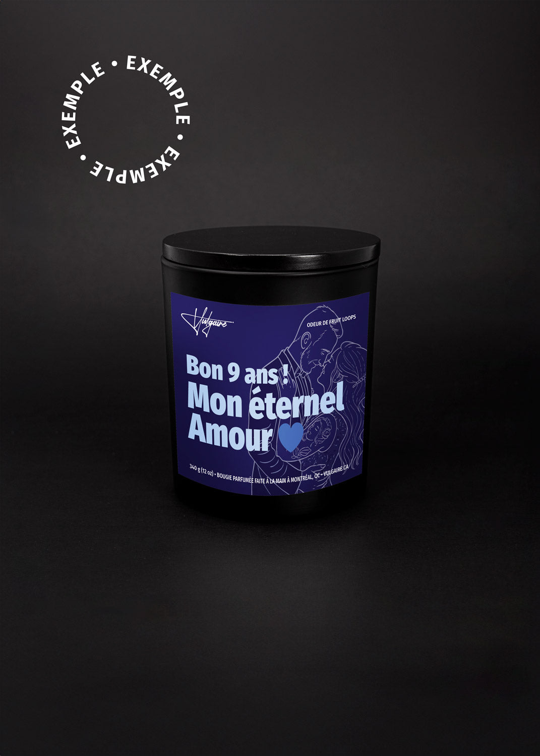 Personalized candle