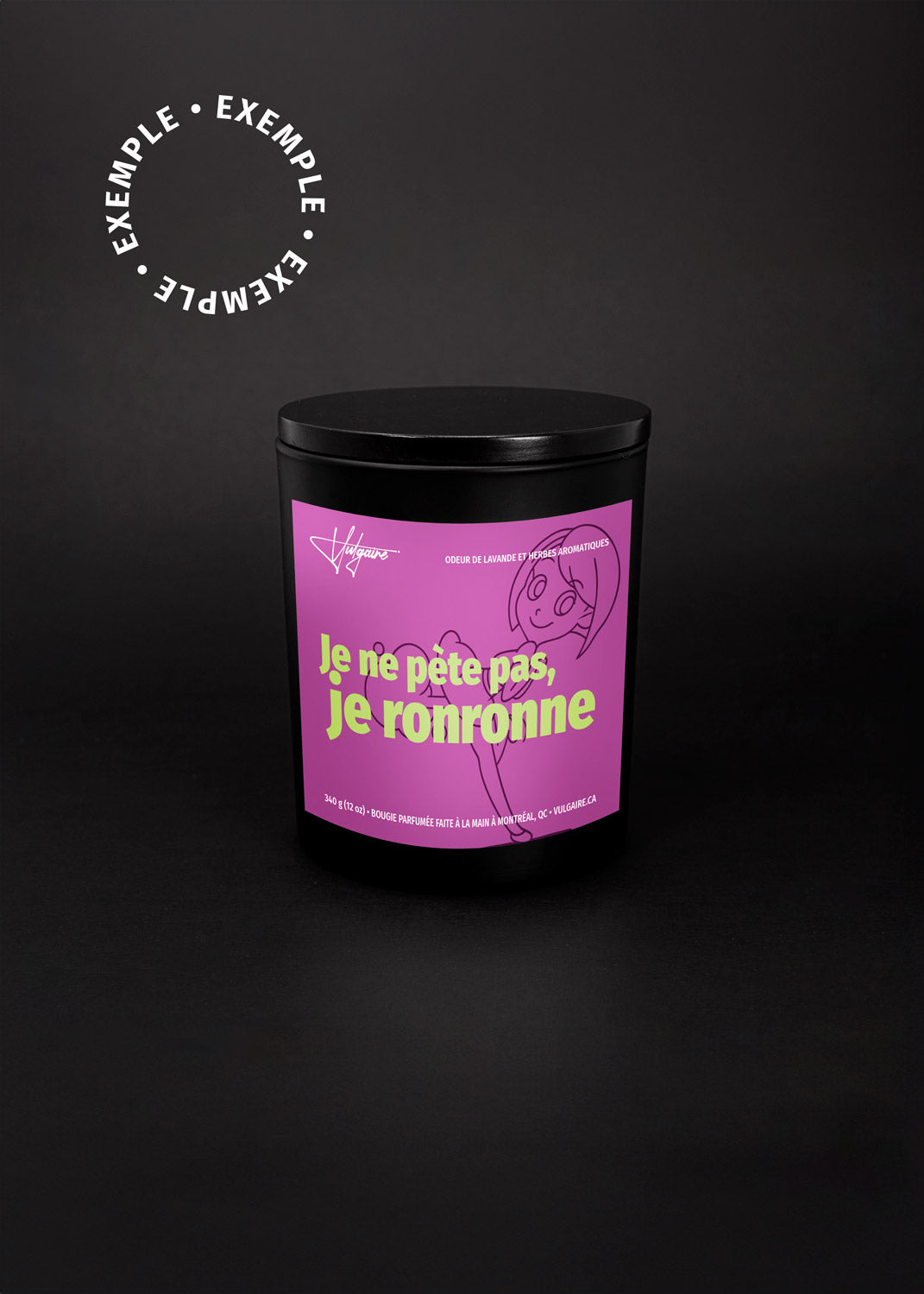 Personalized candle