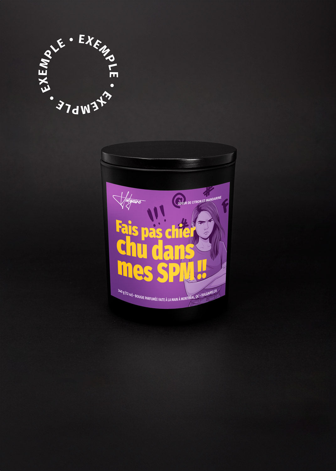 Personalized candle