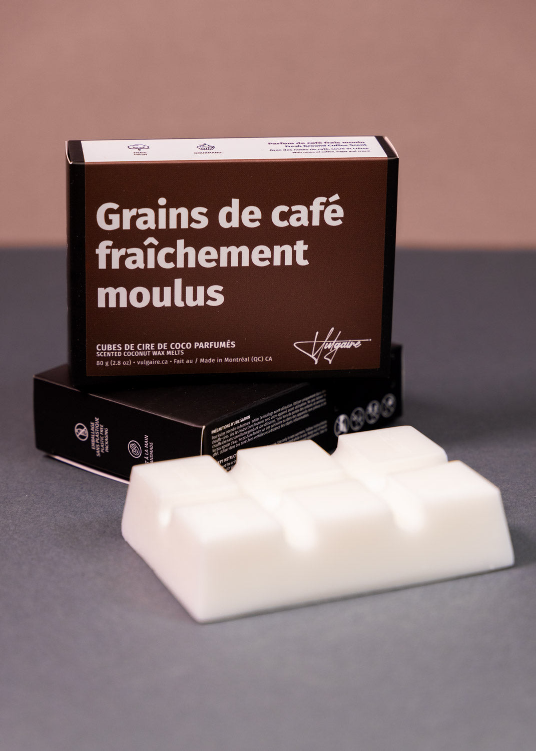 Wax melts Grains de café fraîchement moulus