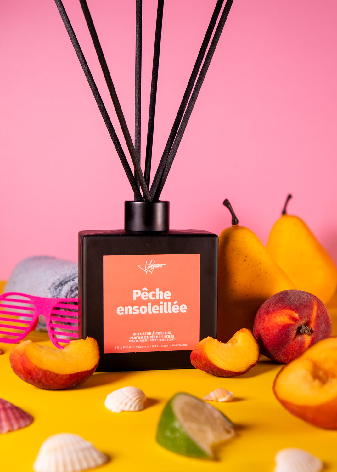 Reed Diffuser Pêche ensoleillée