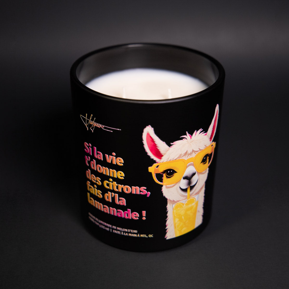 Candle Si la vie t'donne des citrons, fais d'la lamanade!