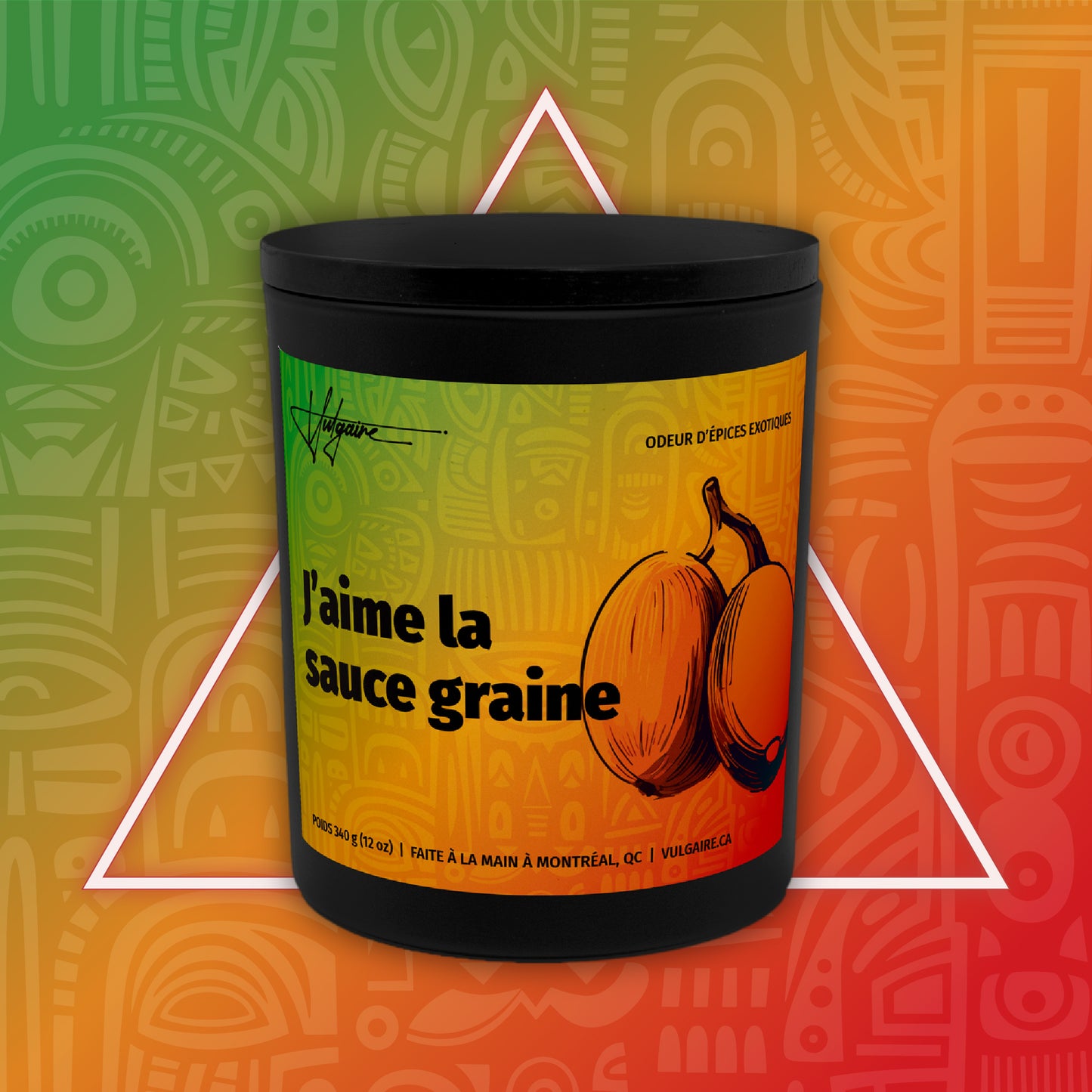 Candle J'aime la sauce graine
