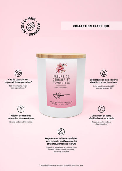 Candle Fleur de cerisier et pommettes