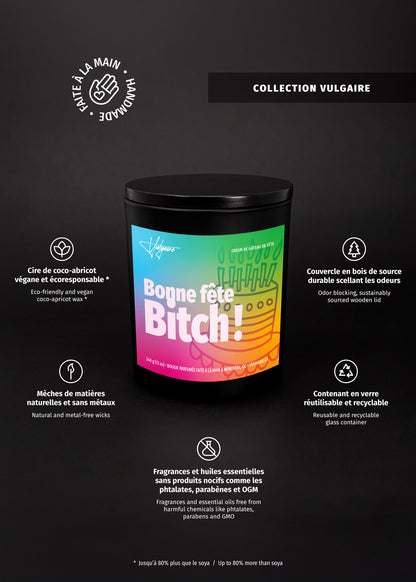 Candle Bonne fête Bitch!