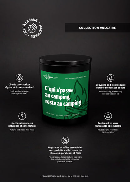 Candle C'qui s'passe au camping, reste au camping 