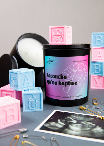 Candle Accouche qu'on baptise