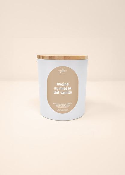 Bougie Avoine au miel et lait vanillé