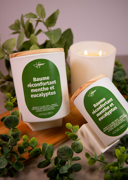 Candle Baume réconfortant menthe et eucalyptus