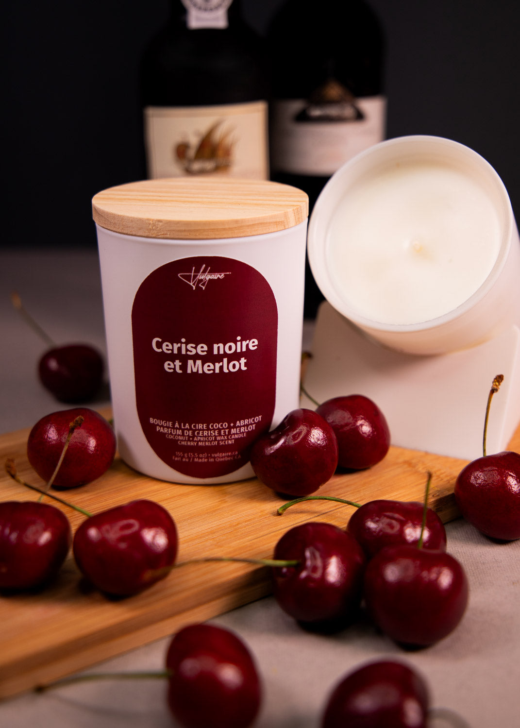 Candle Cerise noire et Merlot