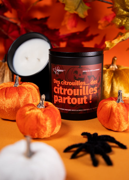 Bougie Des citrouilles... des citrouilles partout !