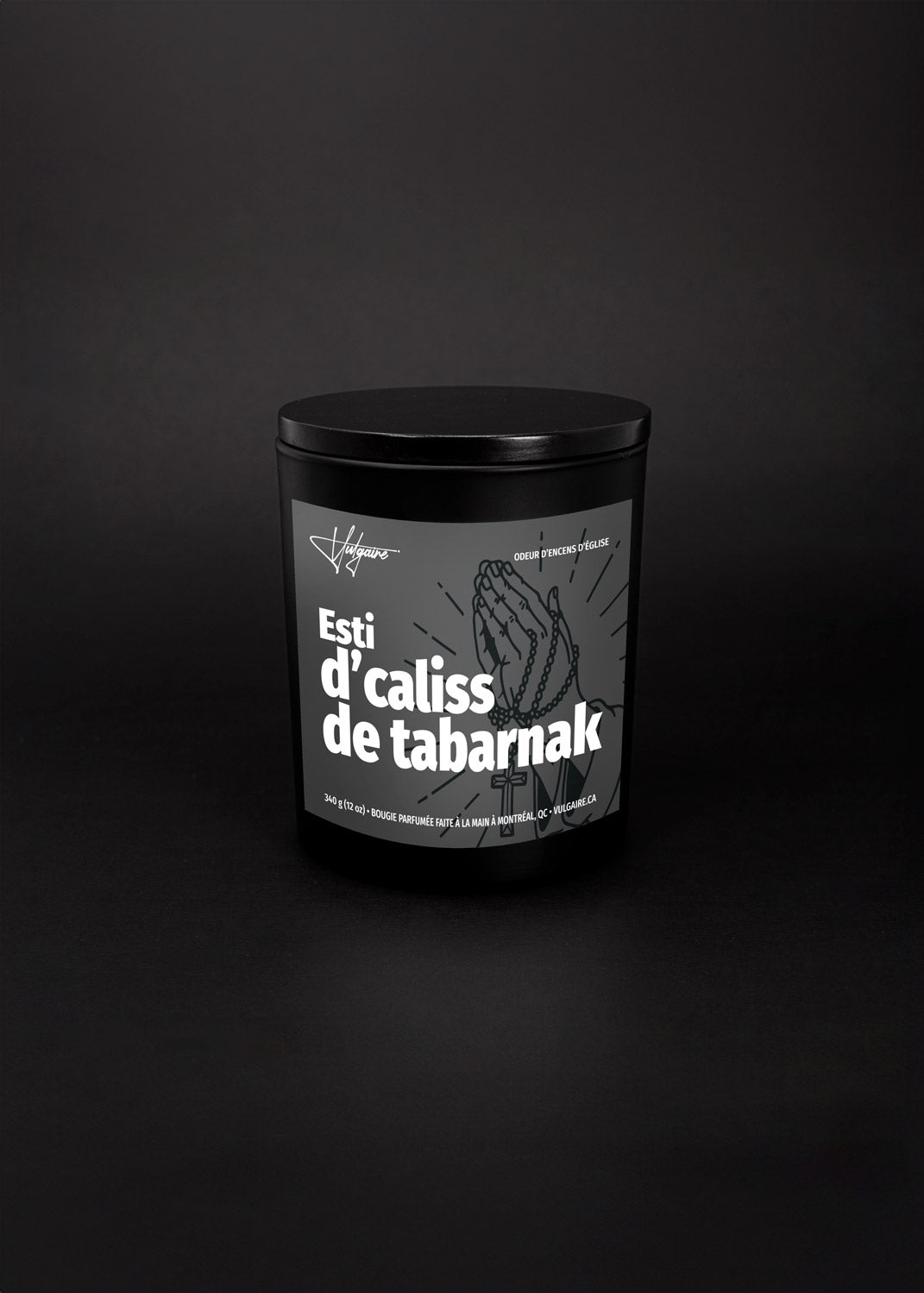 Candle Esti d'caliss de tabarnak 