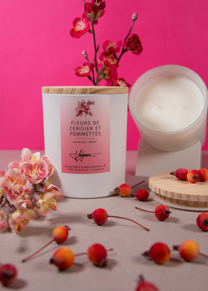 Candle Fleur de cerisier et pommettes