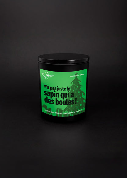 Candle Il n'y a pas juste le sapin qui a des boules !