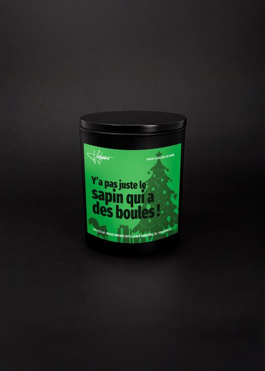 Candle Il n'y a pas juste le sapin qui a des boules !