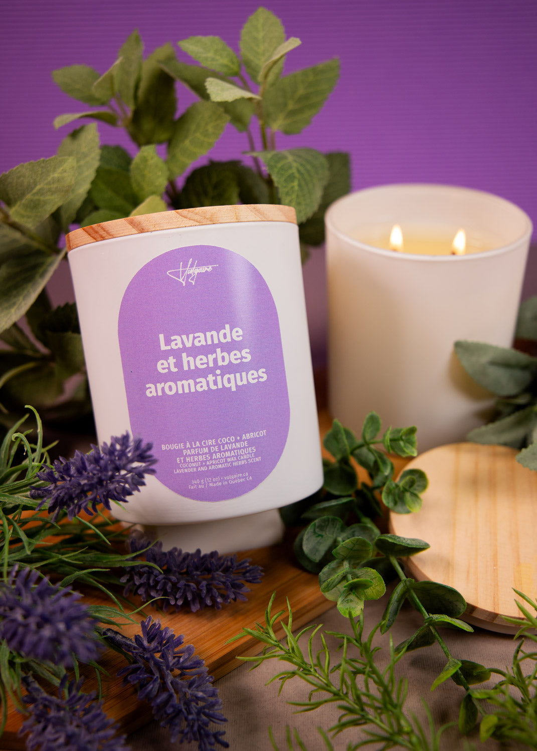 Candle Lavande et herbes aromatiques