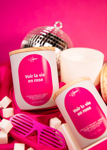 Candle Voir la vie en rose