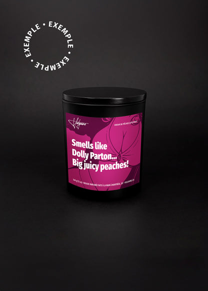 Personalized candle