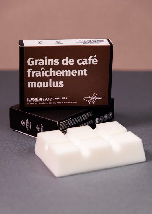 Wax melts Grains de café fraîchement moulus