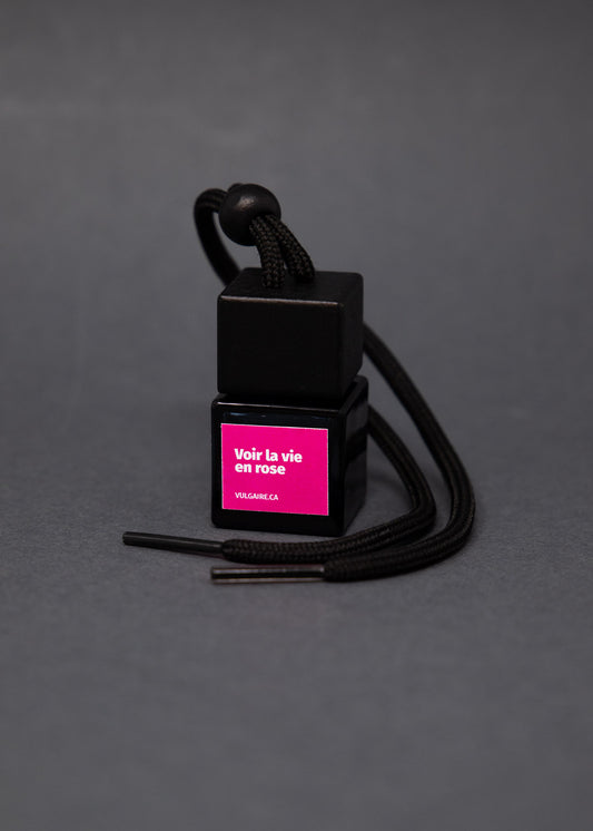 Diffuseur pour voiture Voir la vie en rose