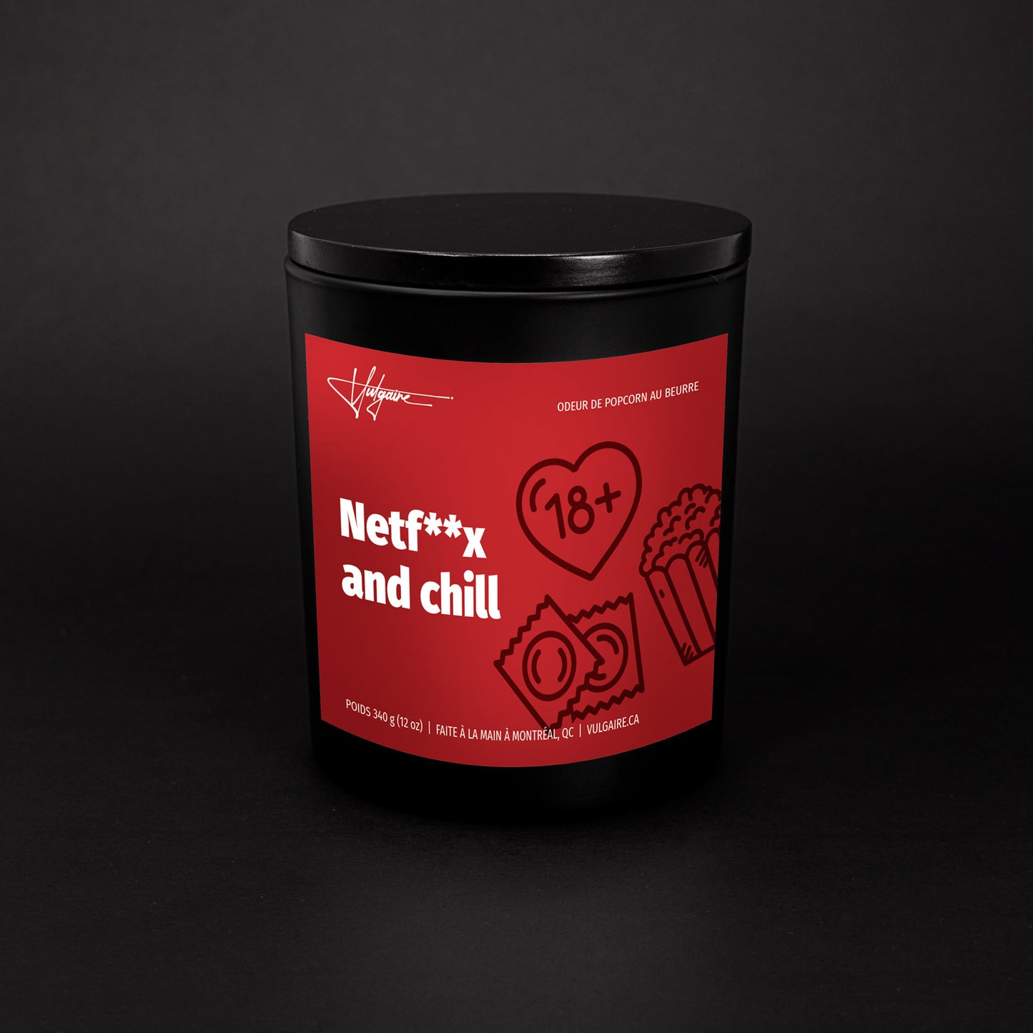 Candle Netf**x and chill