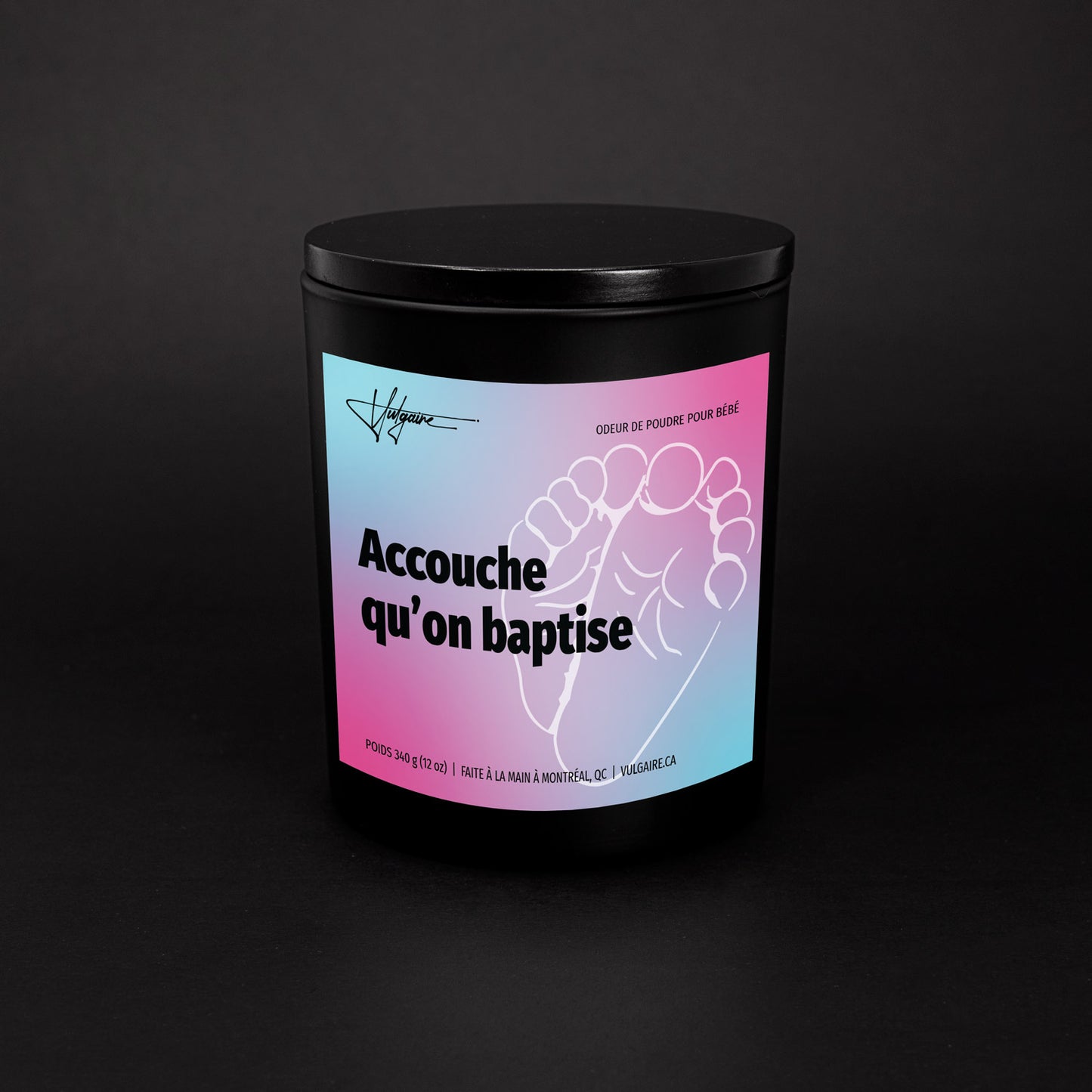 Candle Accouche qu'on baptise