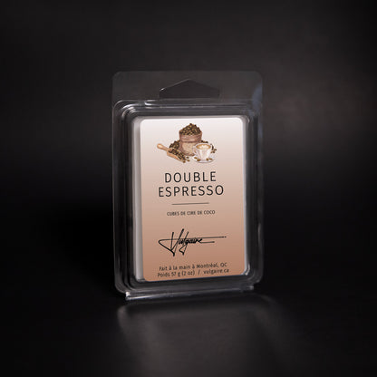 Double espresso wax cubes